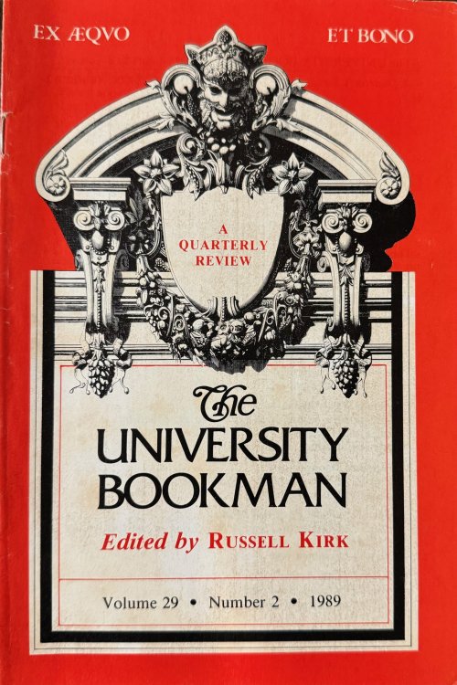 The University Bookman: A Quarterly Review - Volume 29, Number 2 (1989)