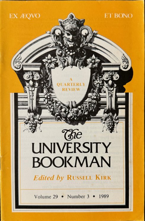 The University Bookman: A Quarterly Review - Volume 29, Number 3 (1989)