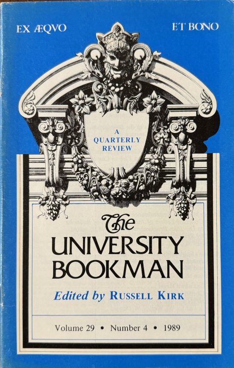 The University Bookman: A Quarterly Review - Volume 29, Number 4 (1989)
