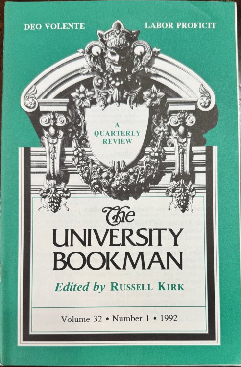 The University Bookman: A Quarterly Review - Volume 32, Number 1 (1992)