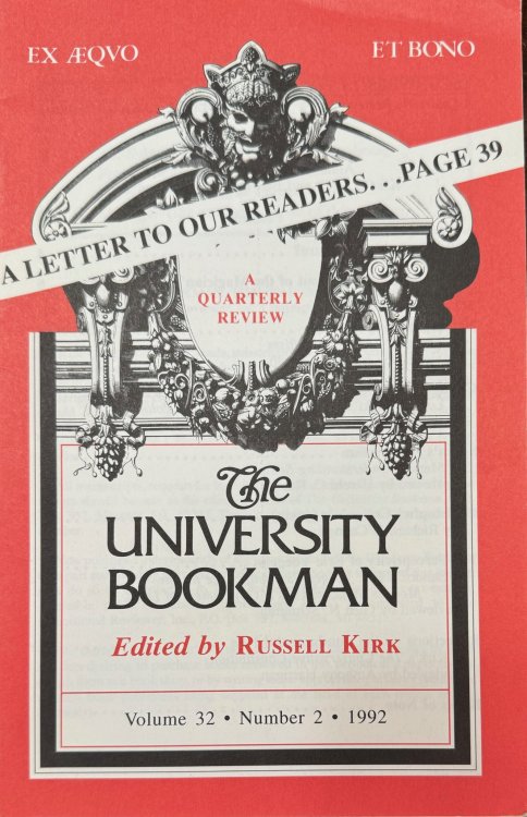 The University Bookman: A Quarterly Review - Volume 32, Number 2 (1992)