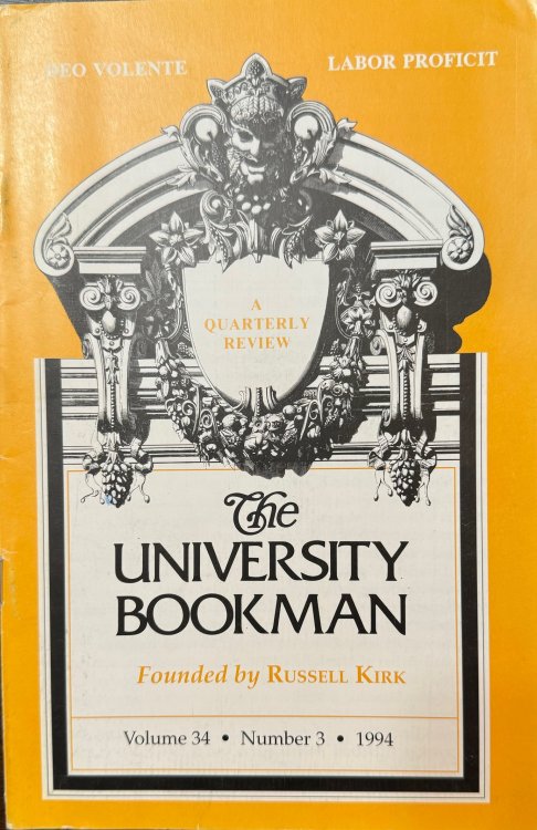 The University Bookman: A Quarterly Review - Volume 34, Number 3 (1994)