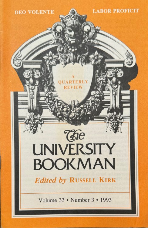 The University Bookman: A Quarterly Review - Volume 33, Number 3 (1993)