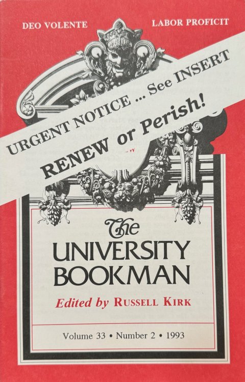 The University Bookman: A Quarterly Review - Volume 33, Number 2 (1993)