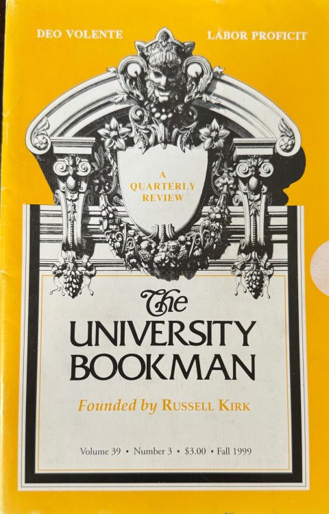 The University Bookman: A Quarterly Review - Volume 39, Number 3 (1999)