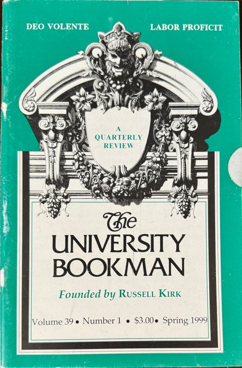 The University Bookman: A Quarterly Review - Volume 39, Number 1 (1999)
