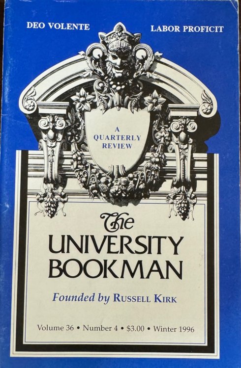 The University Bookman: A Quarterly Review - Volume 36, Number 4 (Winter 1996)
