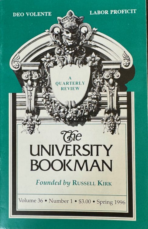 The University Bookman: A Quarterly Review - Volume 36, Number 1 (Spring 1996)