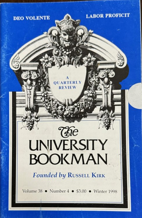 The University Bookman: A Quarterly Review - Volume 38, Number 4 (Winter 1998)
