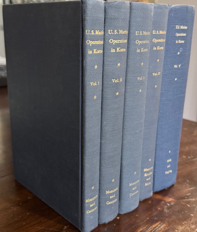 U. S. Marine Operations in Korea, 1950-1953 (5 Volume Set) 1. The Pusan Perimeter / 2. The Inchon-Seoul Operation / 3. The Chosin Reservoir Campaign / 4. The East-Central Front / 5. Operations in West Korea
