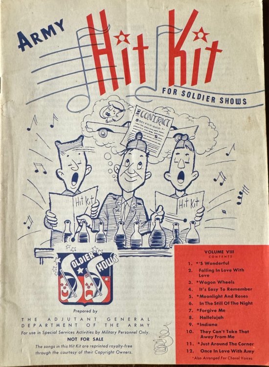 Army Hit Kit for Soldier Shows (Volume VIII)