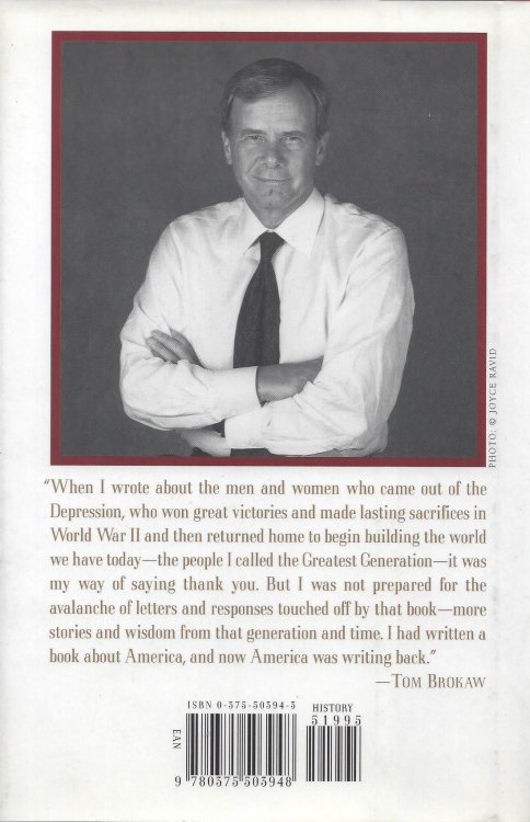 The Greatest Generation Speaks: Letters and Reflections