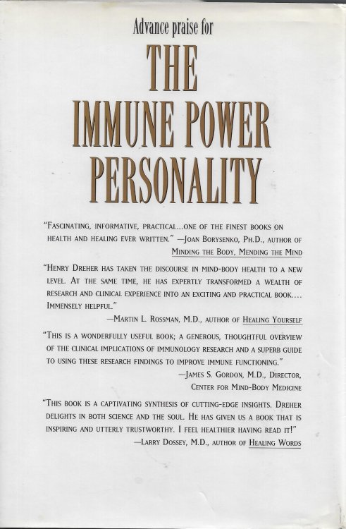 The Immune Power Personality: Seven Traits You Can Develop to Stay Healthy