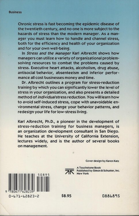 Stress and the Manager: Making it Work for You