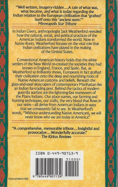 Native Roots: How the Indians Enriched America