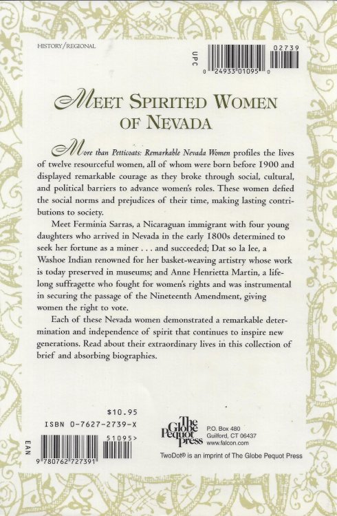 More than Petticoats: Remarkable Nevada Women (More than Petticoats Series)