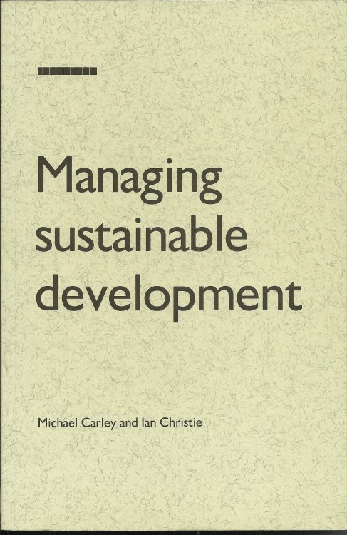 Managing Sustainable Development