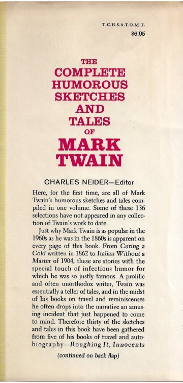 The Complete Humorous Sketches and Tales of Mark Twain