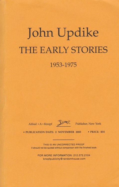 The Early Stories 1953-1975