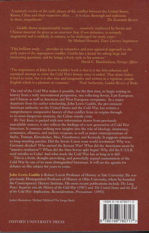 We Now Know: Rethinking Cold War History (Council on Foreign Relations Book)
