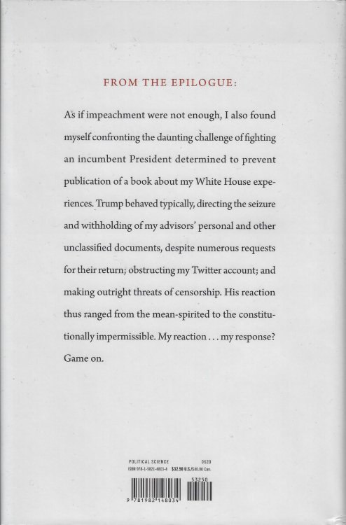 The Room Where It Happened: A White House Memoir