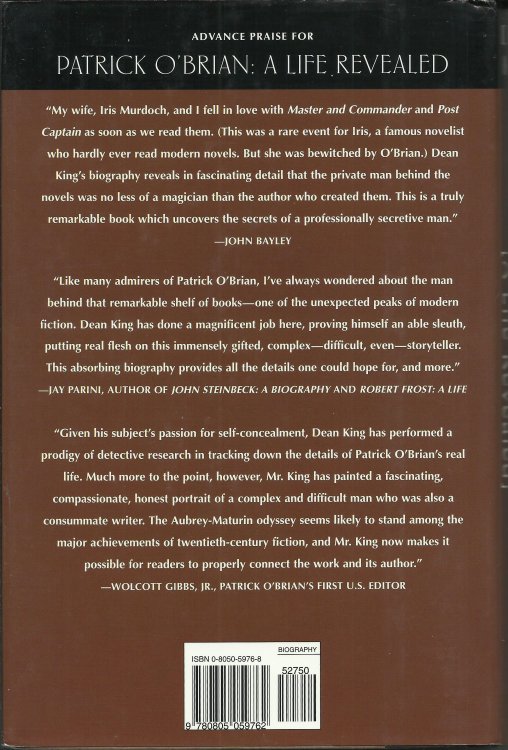 Patrick O'Brian: a Life Revealed