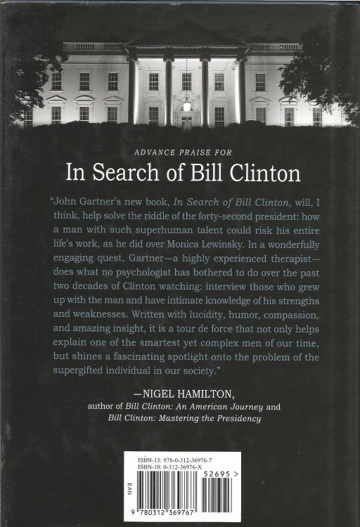 In Search of Bill Clinton: A Psychological Biography