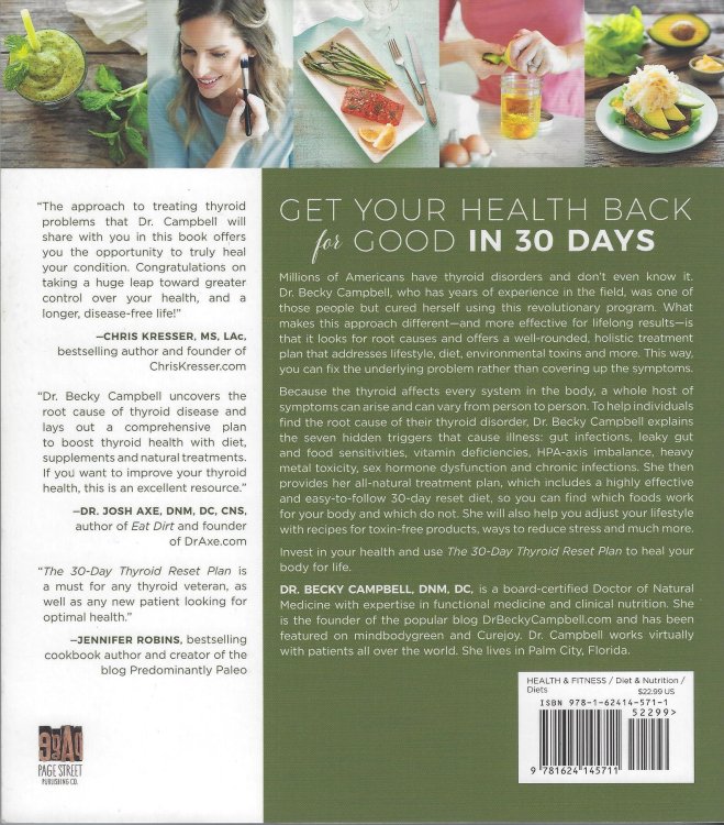 The 30-Day Thyroid Reset Plan : Disarming the 7 Hidden Triggers that are Keeping You Sick