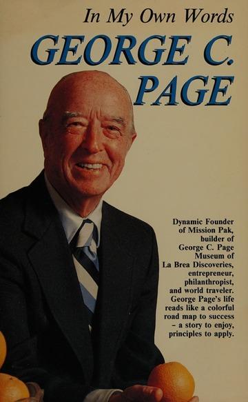 In My Own Words George C. Page
