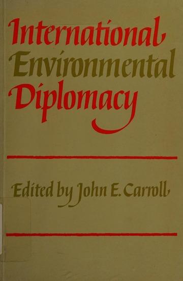 International Environmental Diplomacy