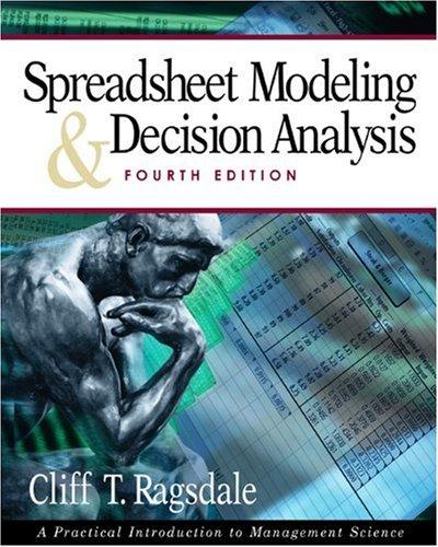 Spreadsheet Modeling Decision Analysis