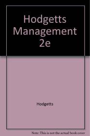 Hodgetts Management 2e