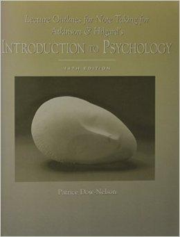 Intro Psy-Lect Outline