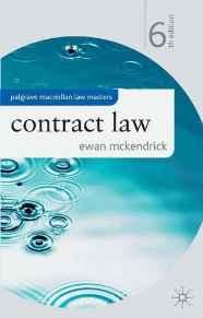 Contract Law (Palgrave Law Masters)