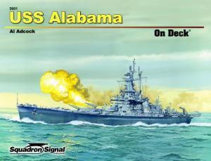 USS Alabama on Deck
