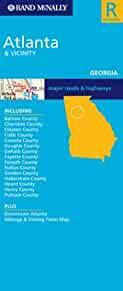Atlanta & Vicinity, Gerogia: Major Roads and Highways