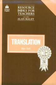 Translation (Resource Books for Teachers)