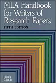 MLA Handbook for Writers of Research Papers, Fifth Edition