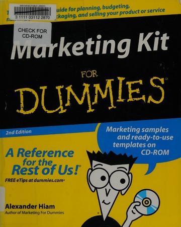 Marketing kit for dummies