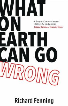 What on Earth Can Go Wrong: Tales from the Risk Business