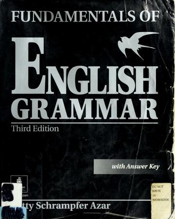 Fundamentals of English grammar
