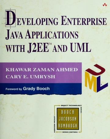 Developing enterprise Java applications with J2EE and UML