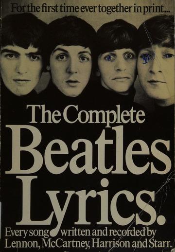 The complete Beatles lyrics
