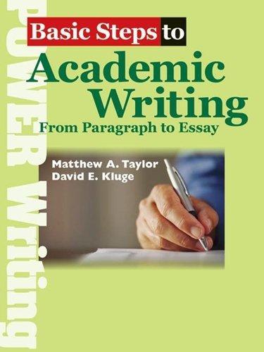 Basic Steps to Academic Writing