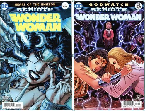 DC Universe Rebirth: Wonder Woman #24, #27