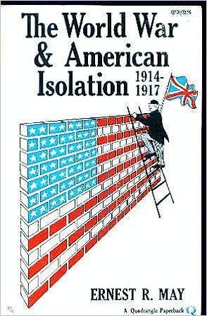 The World War & American Isolation 1914-1917