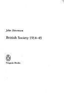 British Society, 1914-45