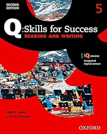 Q: Skills for Success Reading and Writing 2E Level 5 Student Book