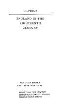 England in the Eighteenth Century