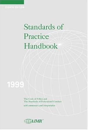 Standards of Practice Handbook 1999